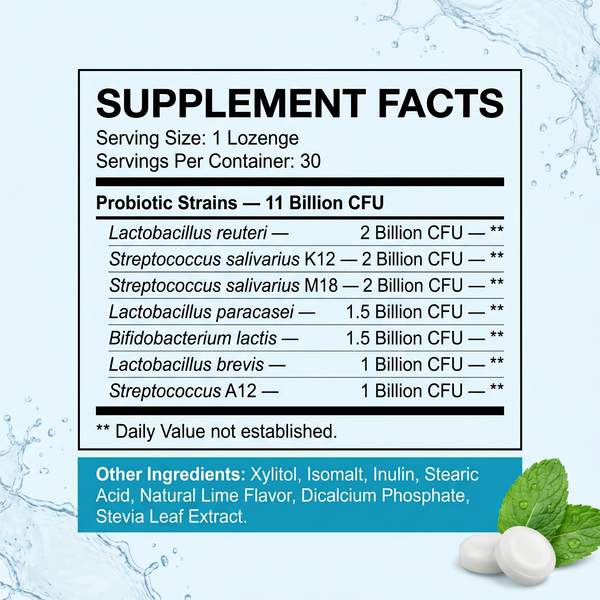 Oral Defense Probiotics — 11 Billion CFU